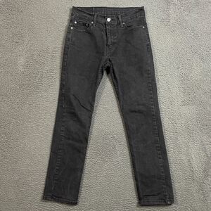 Levis Jeans Mens 30x30 (Fits 29x29) Black 511 Slim Fit Stretch Denim Casual